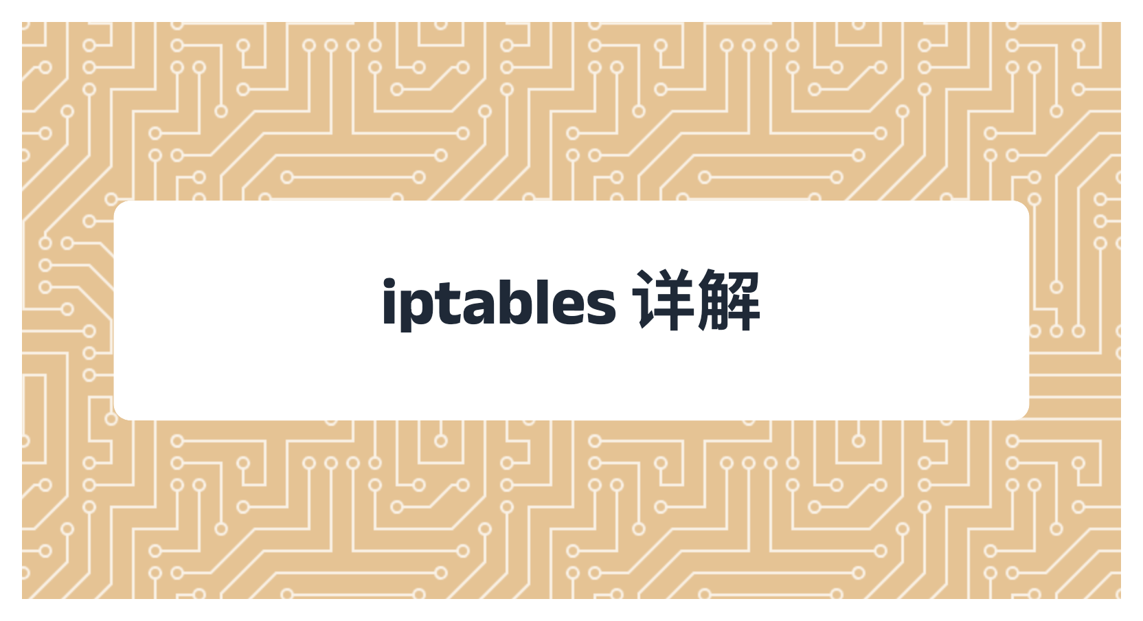 iptables 详解