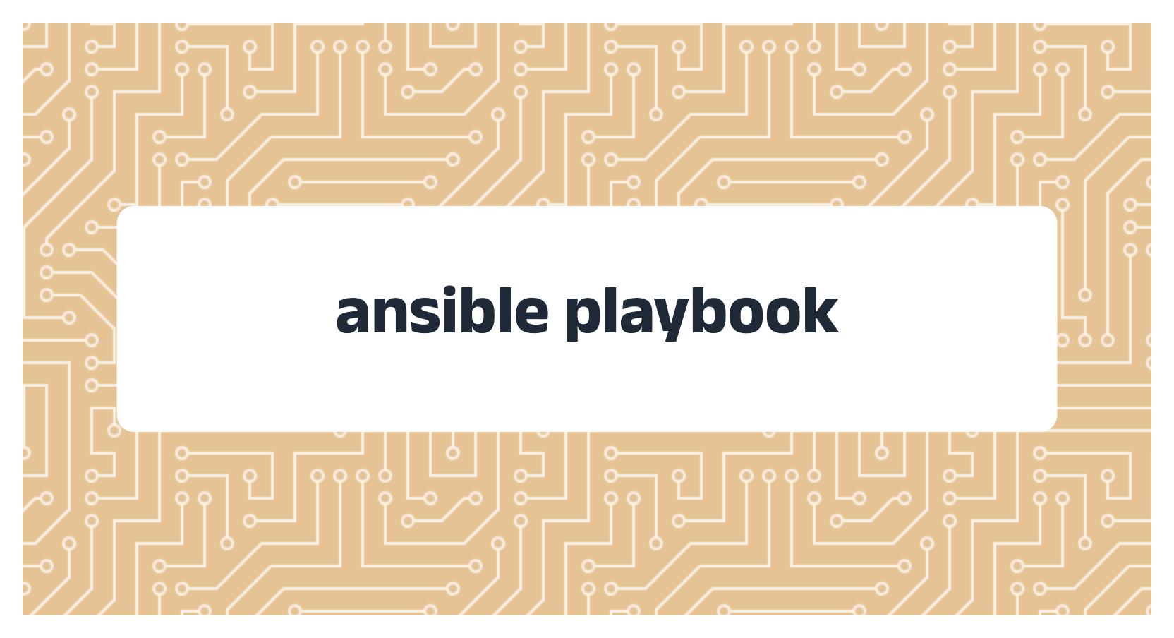 ansible playbook