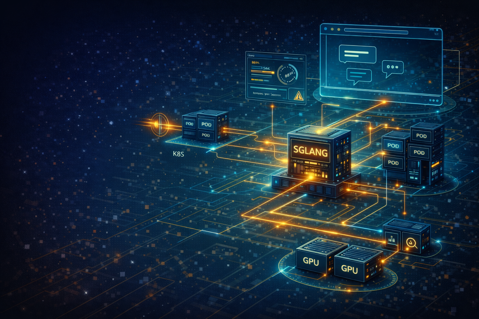 SGLang 上 K8S：接入 Open WebUI、服务发布与 GPU 运维